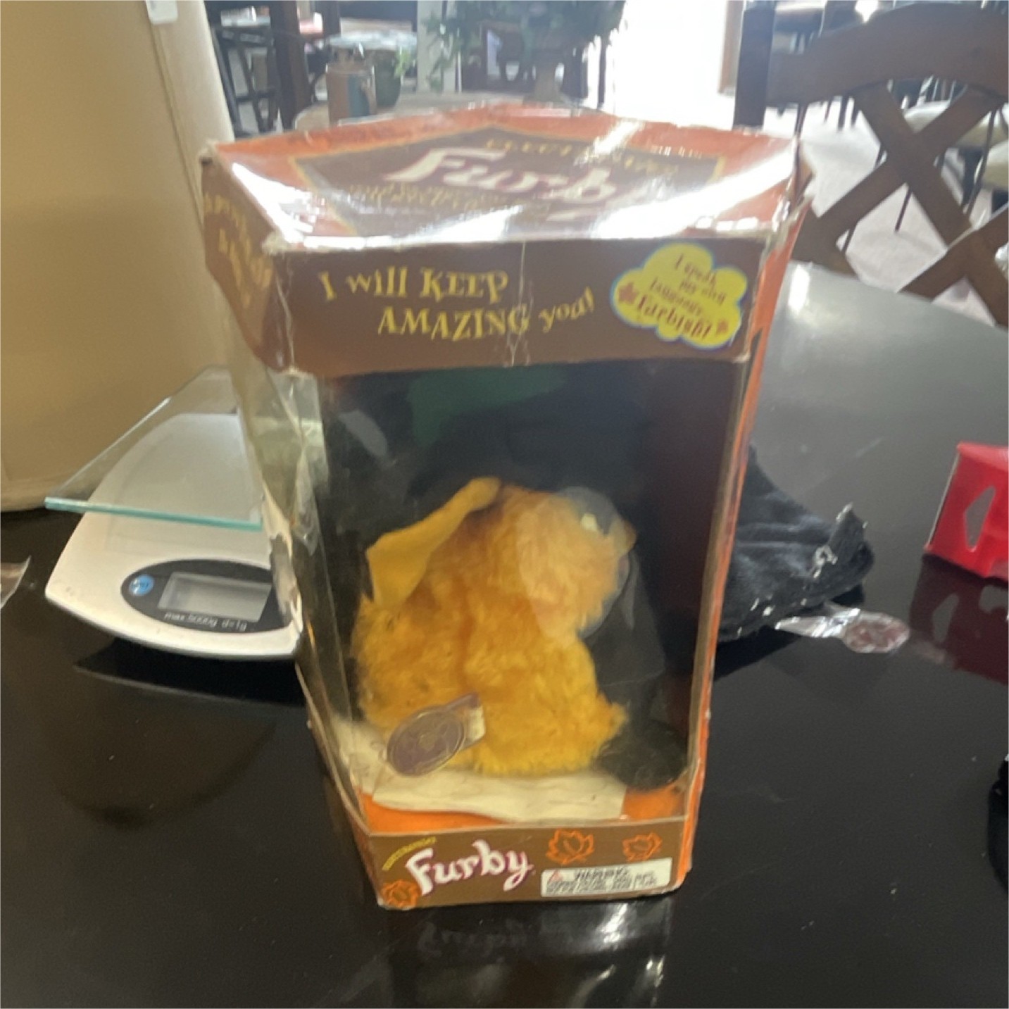 Furby Yellow Electronic Interactive Toy in Original Box, Character Family Furby