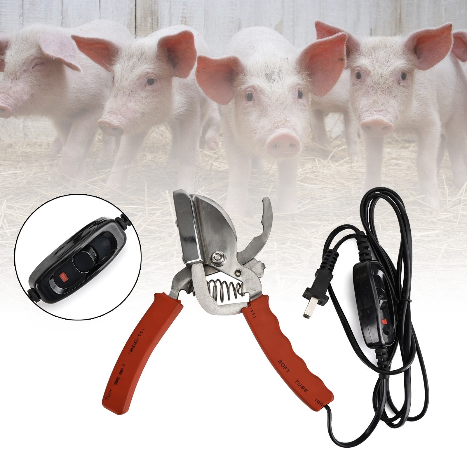 Electric LiveStock Tail Docker Tail Cutter Dog Puppy Sheep Pig Tail CuttingTool