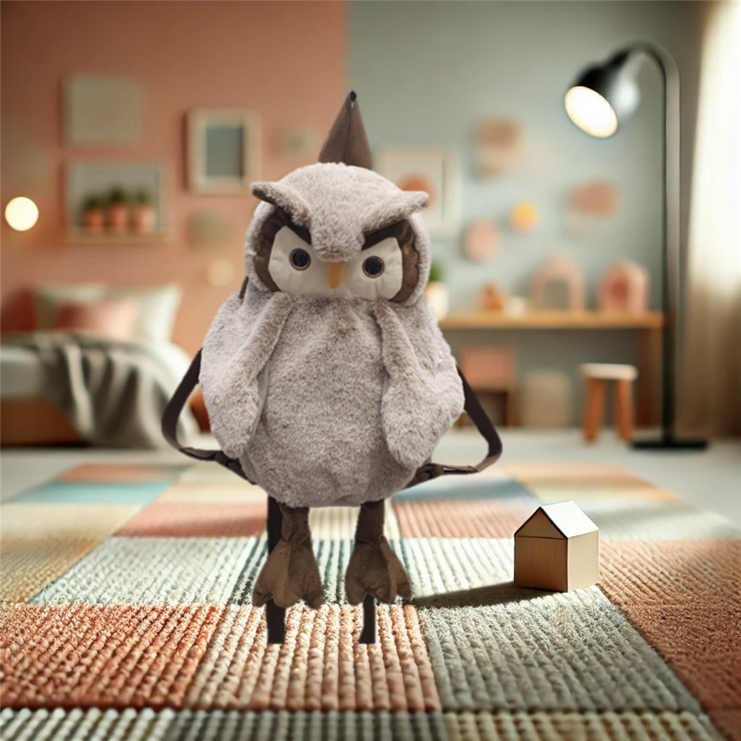 Zaino Peluche Gufo