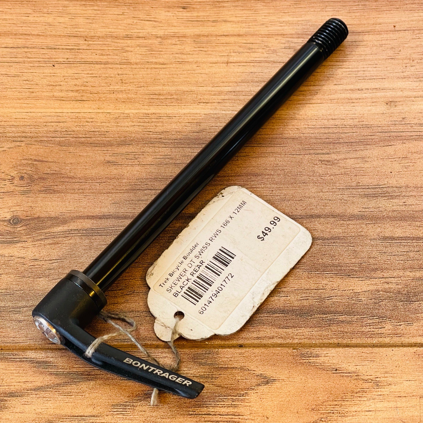 Bontrager DT Swiss 166 x 12 RWS Rear Skewer Black Ratcheting