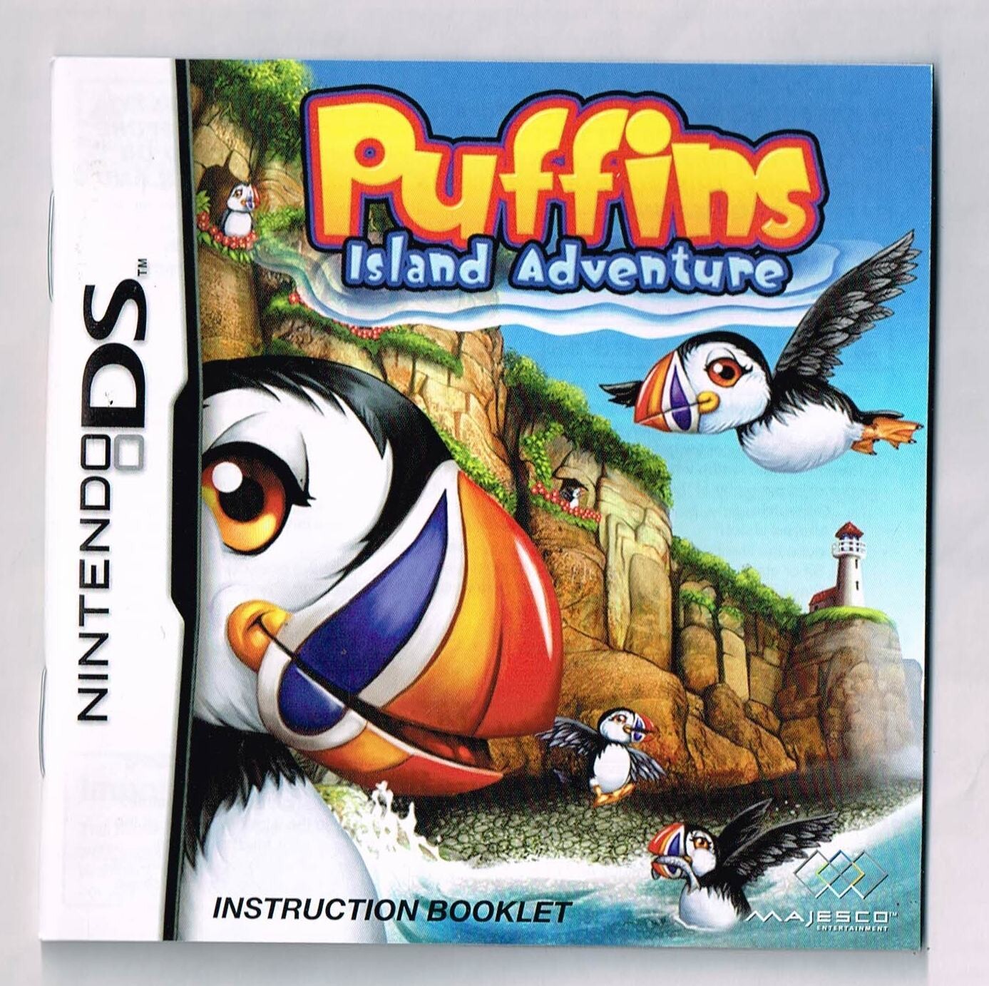 Nintendo DS Puffins Island Adventure Instruction Manual only