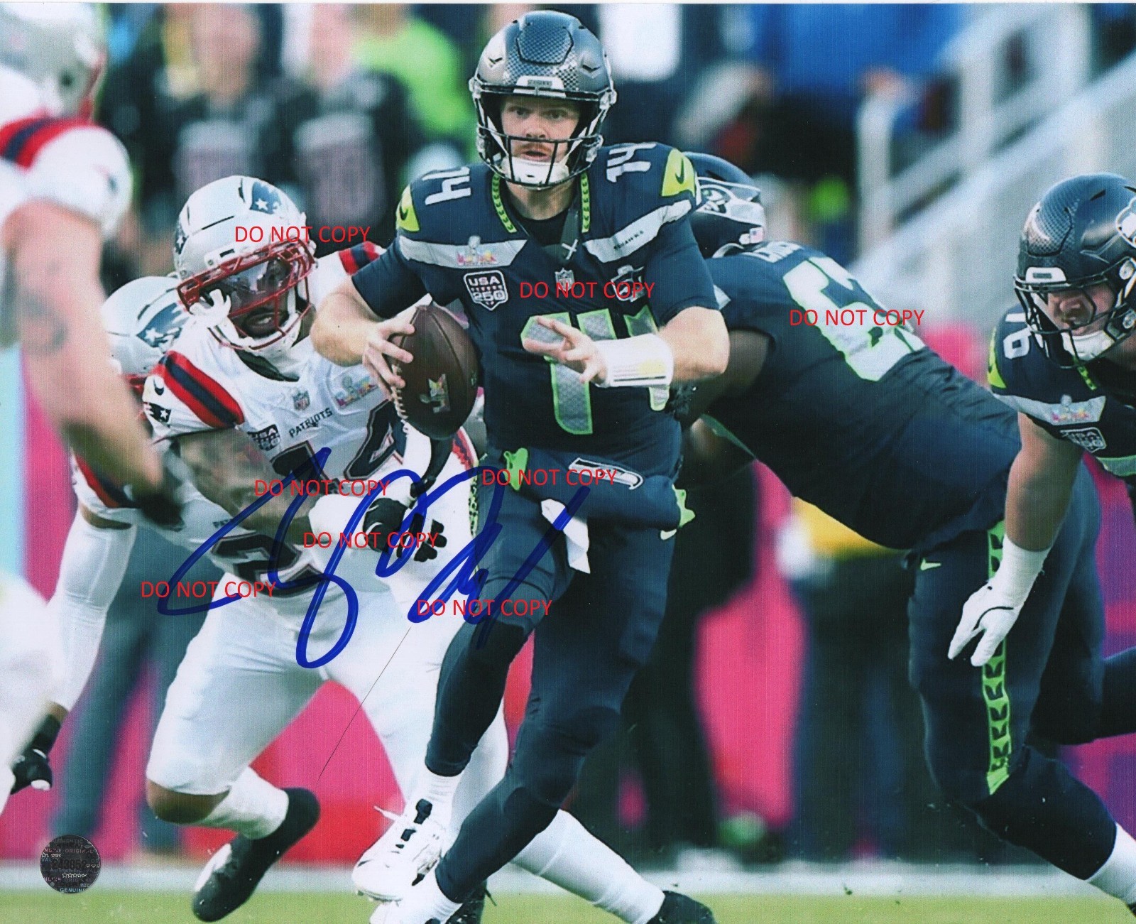 SAM DARNOLD -  SEAHAWKS SUPERBOWL 60 Signed 8x10 Reprint Photo 2026 - #2 !!