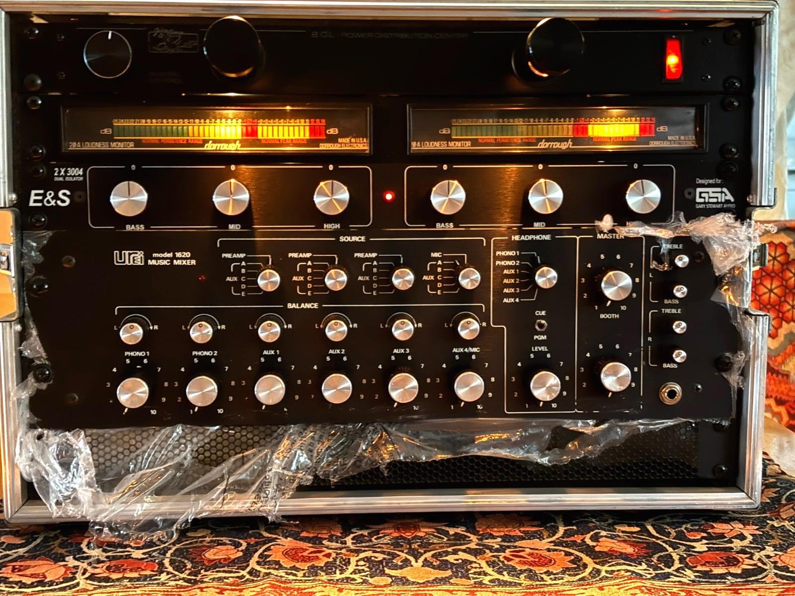 UREI 1620 Music Mixer E&S Iso & Dorrough  - Rare Find - Mint Condition