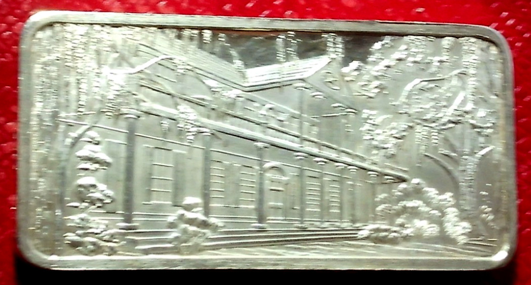 Southern Plantation Bar-America The Beautiful Set 1 oz.999 Silver-Hamilton Mint