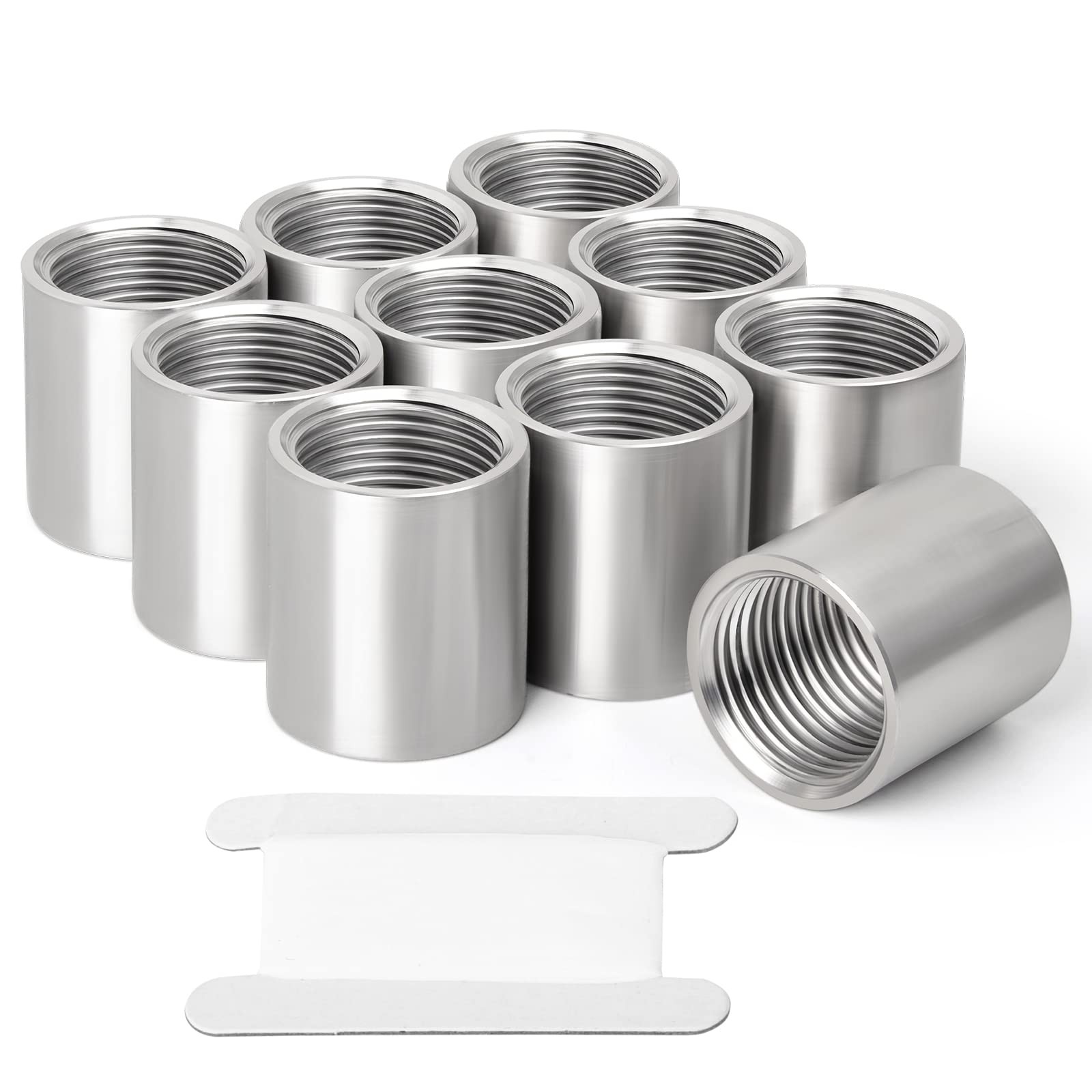 10PCS 304 Stainless Steel Cast Pipe Fitting, Coupling, 1/4" x 1/4" NPT Female...