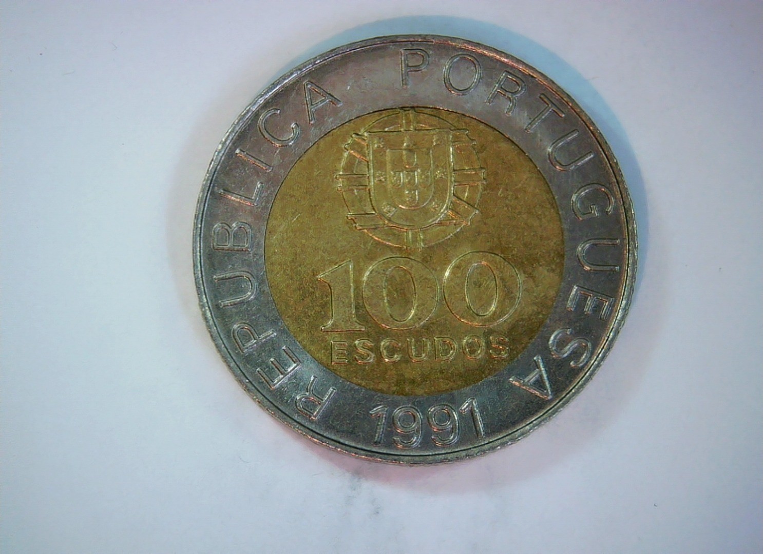 Portugal 1991 100 Escudos Portugal 100 Escudos (Pedro Nunes) Coin