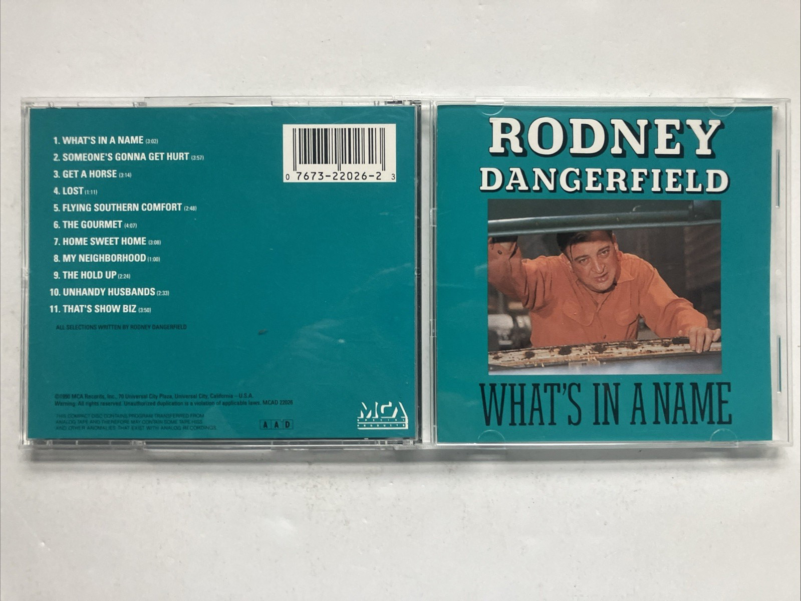 What's in a Name by Rodney Dangerfield (CD, 1995) Very Good Condition