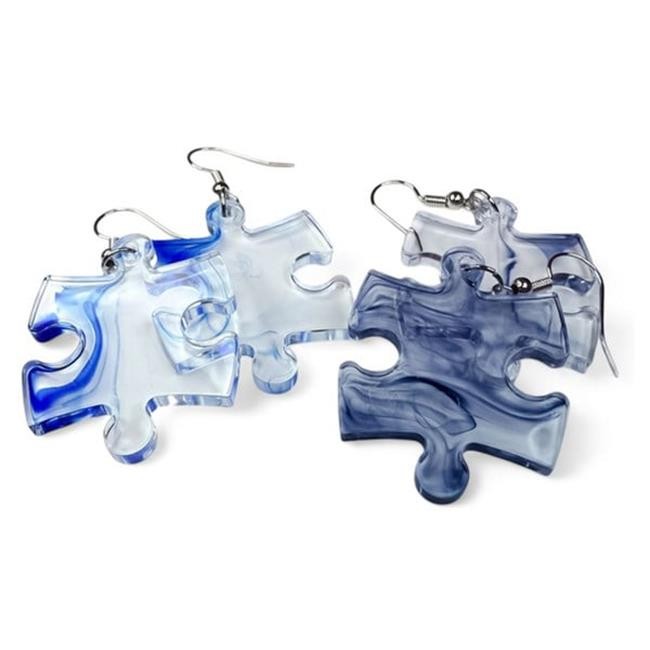 Chessex CHX54011 Hook Earrings Nebula Puzzle Piece - Set of 2
