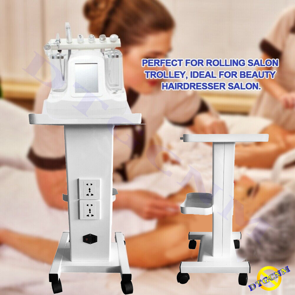 Beauty Salon Spa Styling Station Trolley Rolling Storage Tray Cart Barber Cart