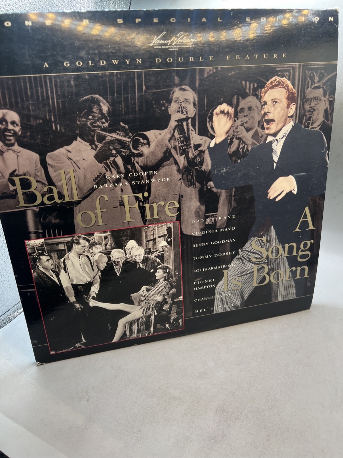Ball Of Fire / A Song is Born LaserDisc 2-Disc Set Gary Cooper Danny Kaye