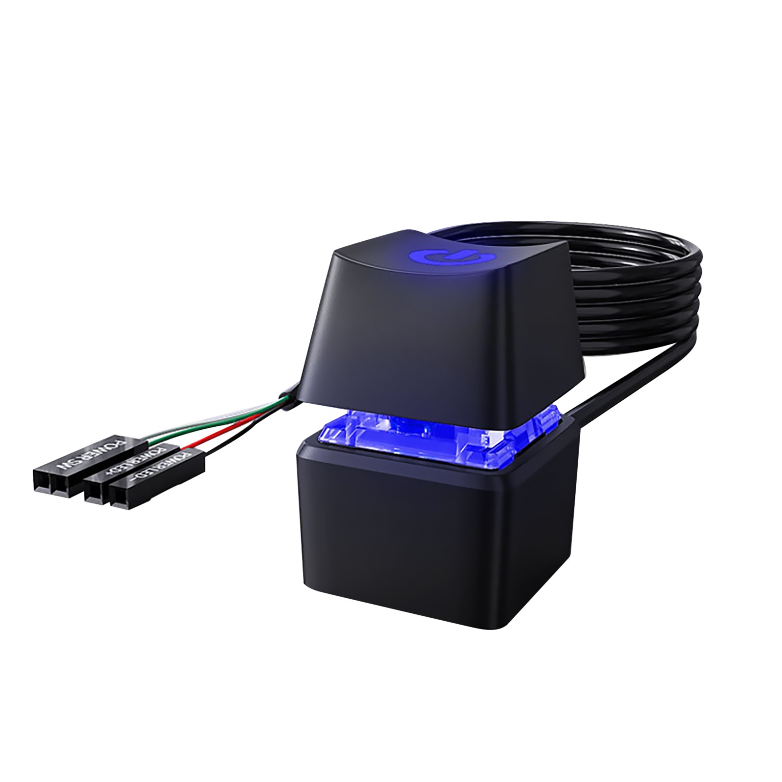 1.65/5/10m LED Lights Computer Desktop Switch PC External Start Power Button qq