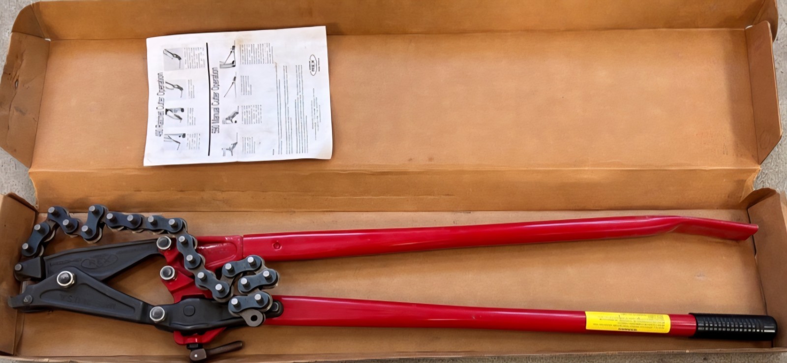 New Wheeler-Rex 490 Ratchet Pipe Cutter FREE SHIPPING 