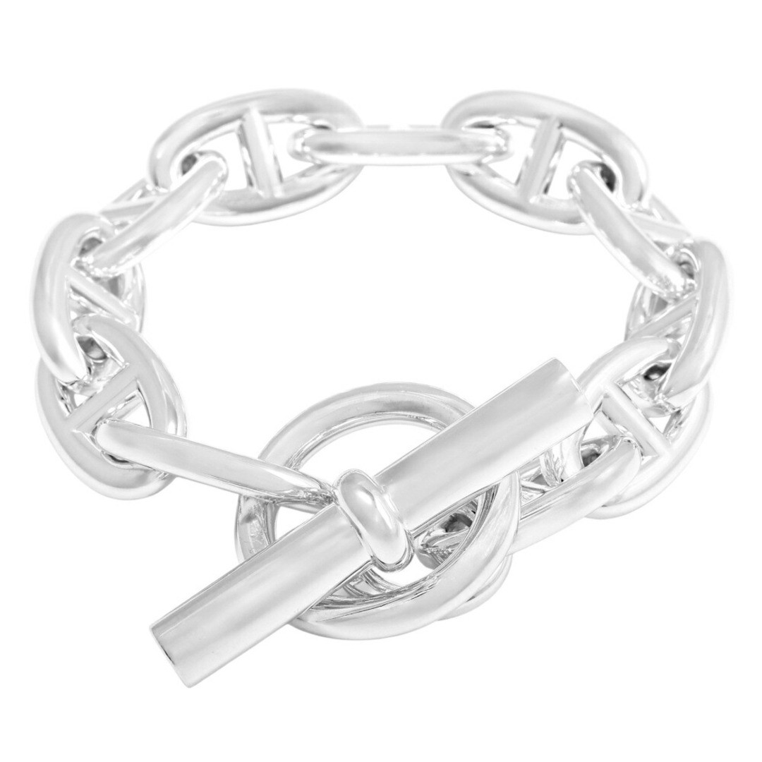 Hermes Sheine Dunk GM 11 Frames SV925 Bracelet Used YUKI-0