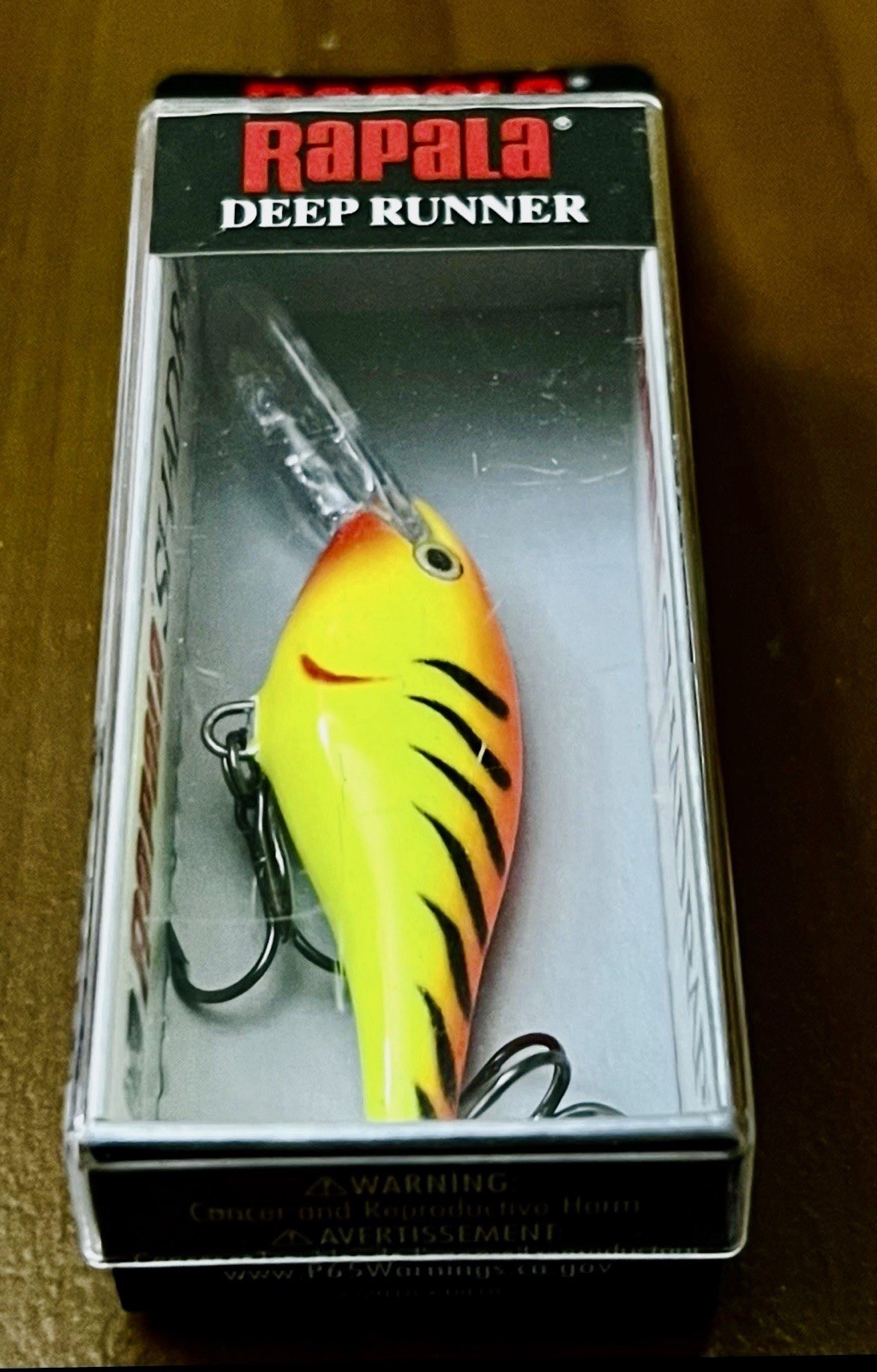 1 Rapala Shad Rap SR04 Crankbait Fishing Lures HOT TIGER - NEW