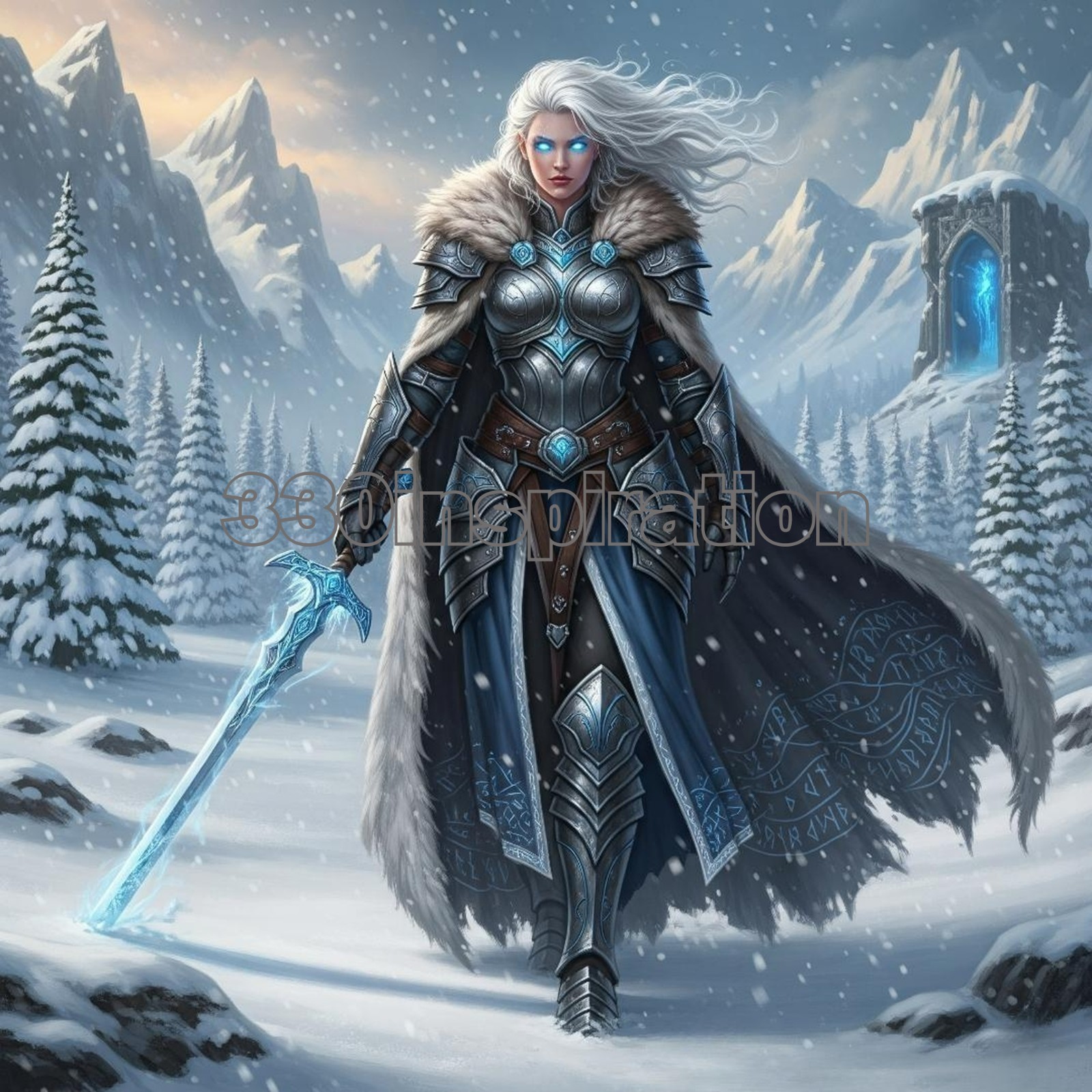 Photo Digital Product Wallpaper Background Image For a Print Fantasy Woman #A367