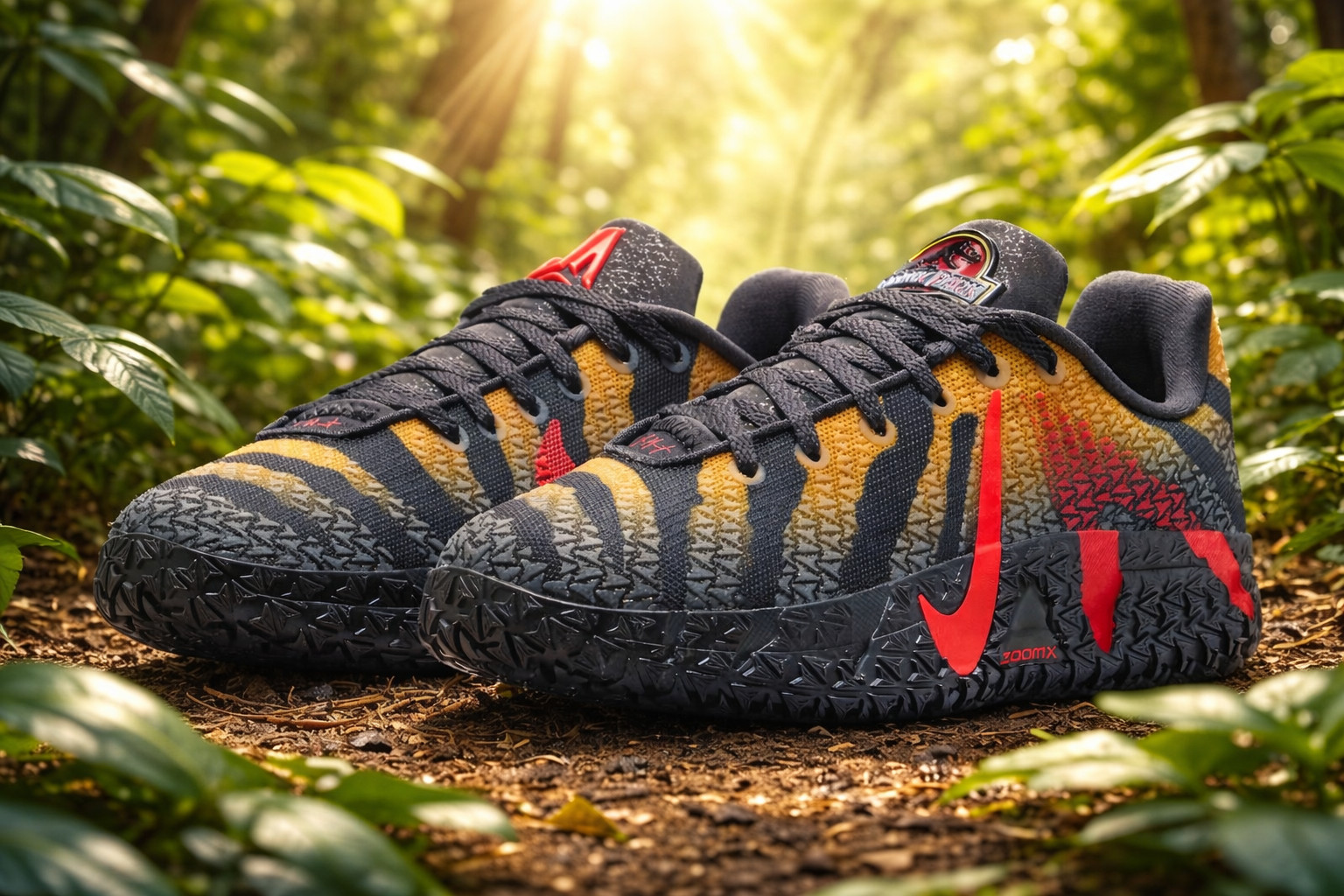 JPark x Ja 3 “Anthracite" Bright Crimson Size US 7-12 (Men) NEW