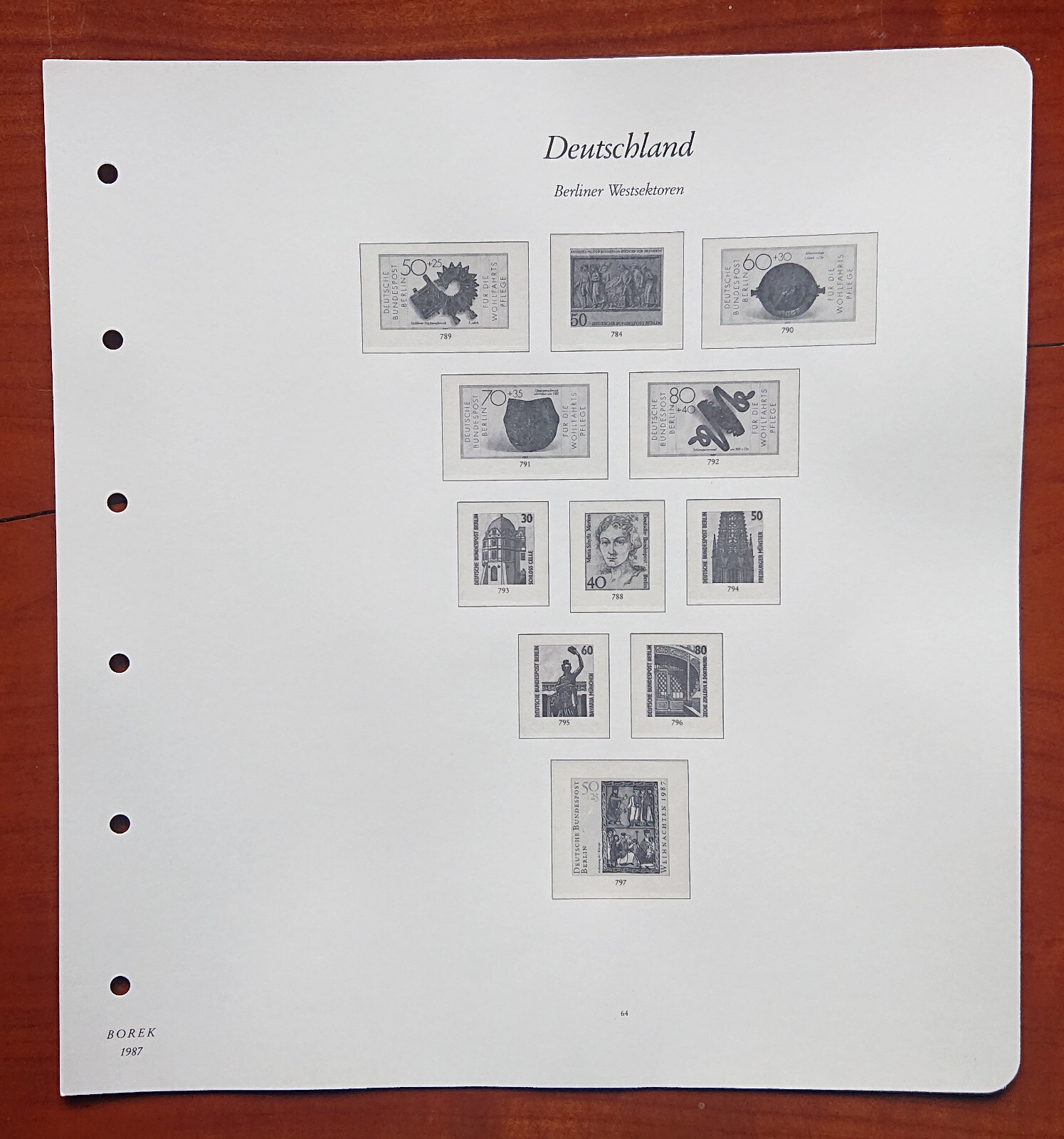 Form Germany Berlin West Sectors Borek 1987 P. 64 Art Building