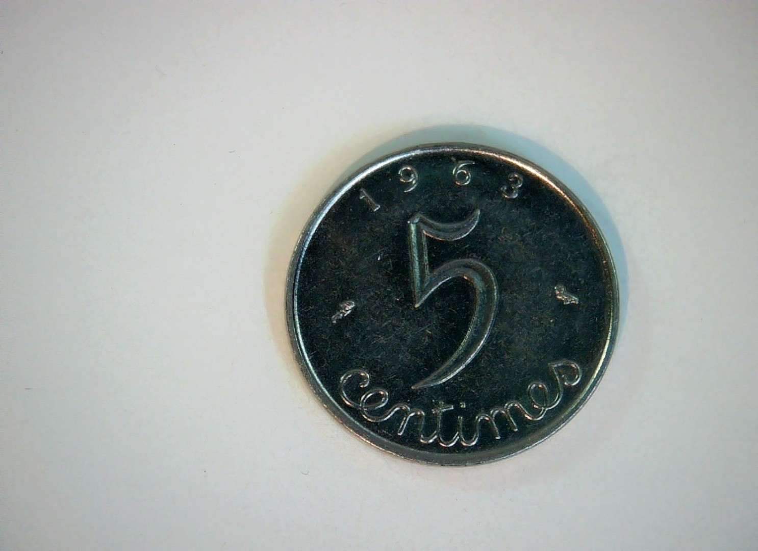 France 1963 5 Centimes French Fifth Republic 5 Centimes (Marianne / wheat ear) C