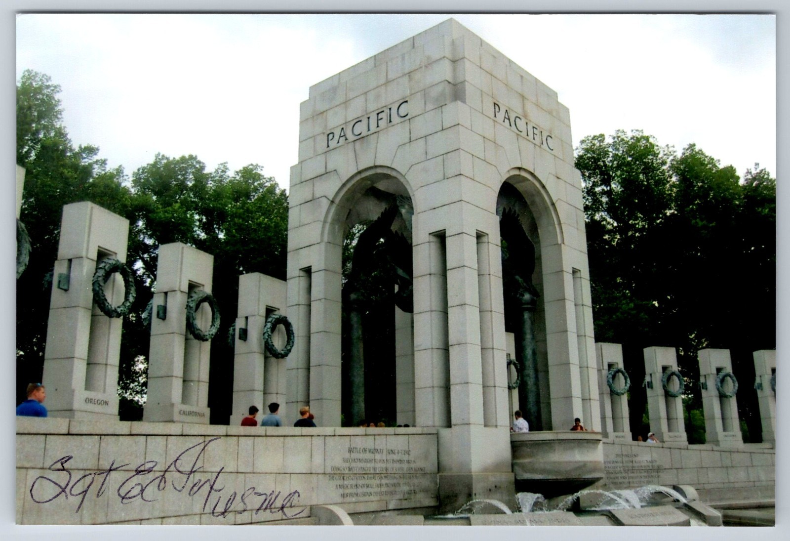 Edgar Fox Hand Signed Autograph - WWII Veteran