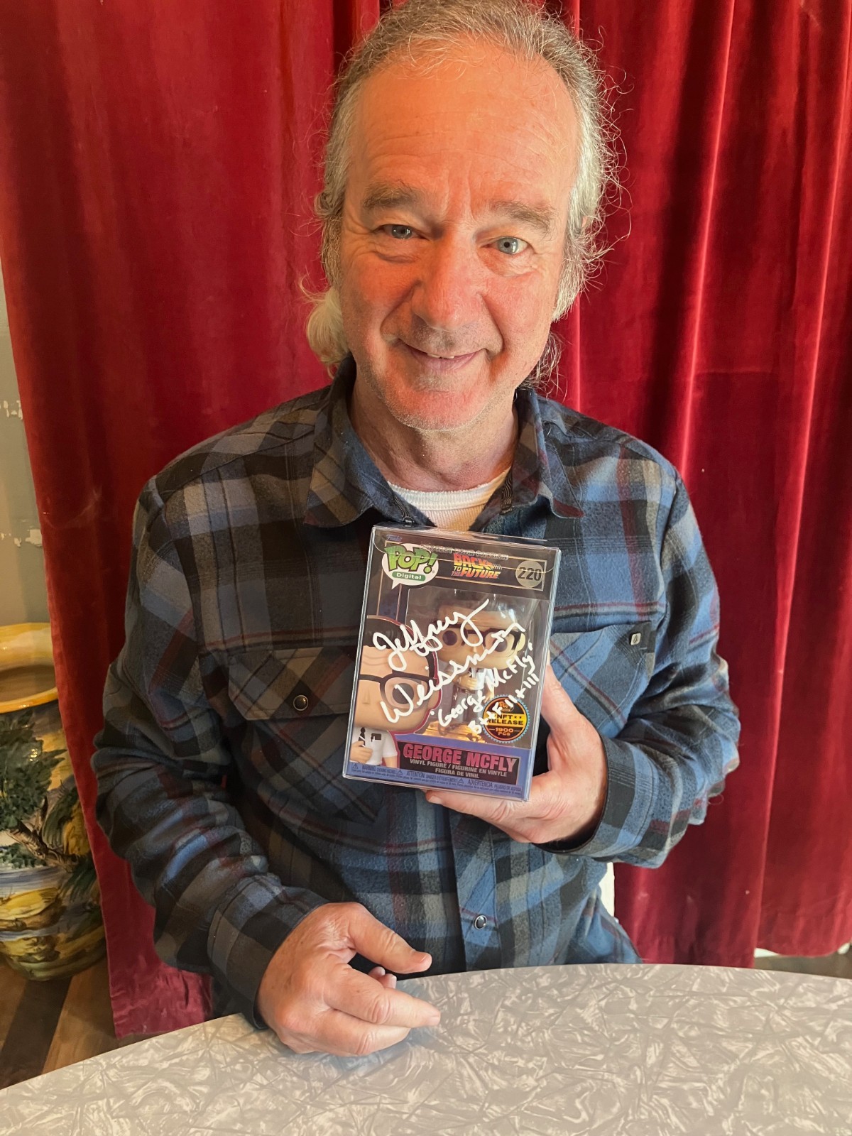 Signed by Jeffrey Weissman Funko Pop Back to the Future: George McFly #220