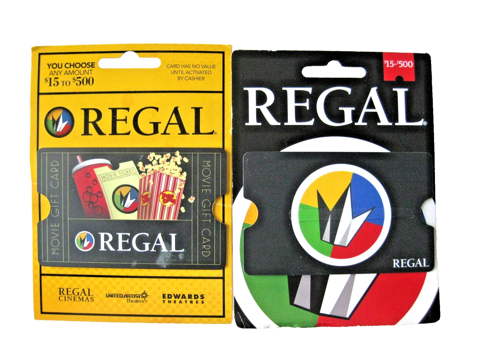 Regal Cinemas Gift Cards (1 x $20, 1 x $25) $45Total
