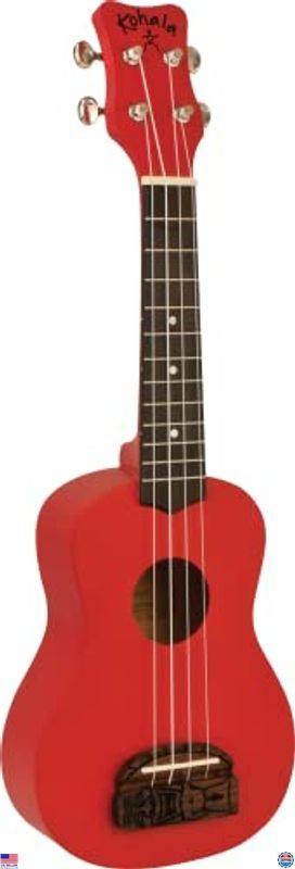 Kohala KTSRD 4-String Ukulele - Stunning Sound, Vibrant Color for Music Lovers!