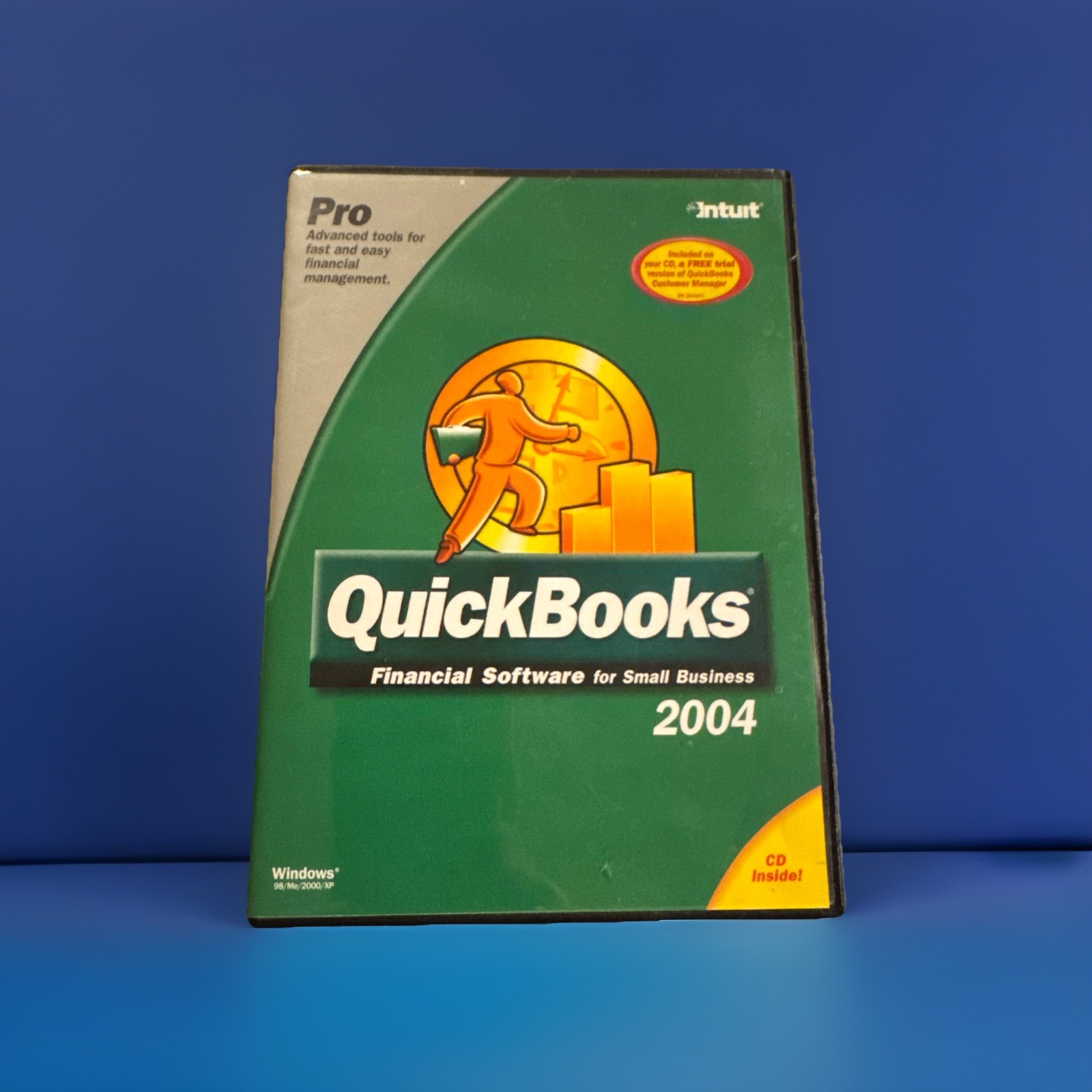 Quickbooks Pro 2004 Financial Software For Small Business w Product Serial Key