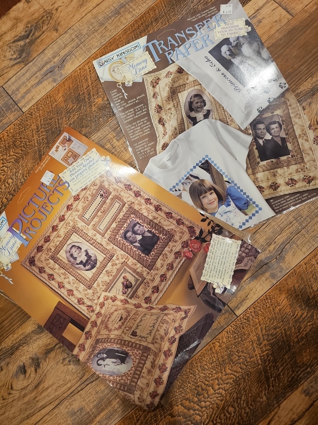 Daisy Kingdom Memory Picture Projects Family Memories Fabric & Transfer Paper