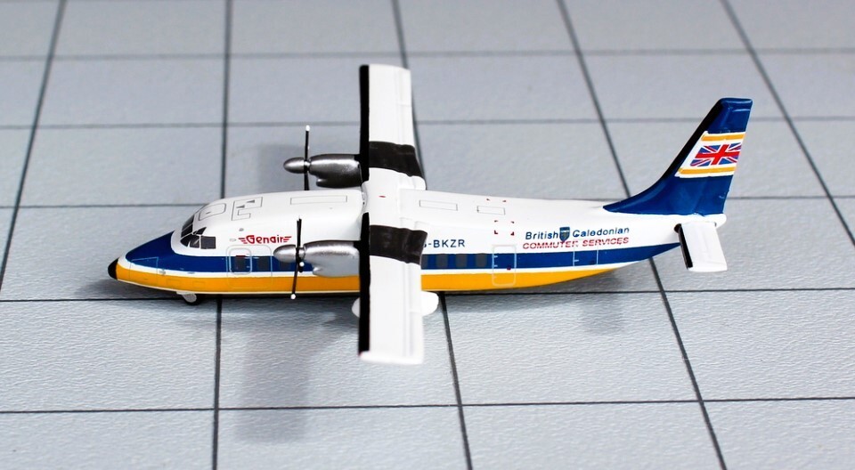 JC Wings British Caledonian Commuter Shorts 360-300 G-BKZR Diecast 1/400 Model