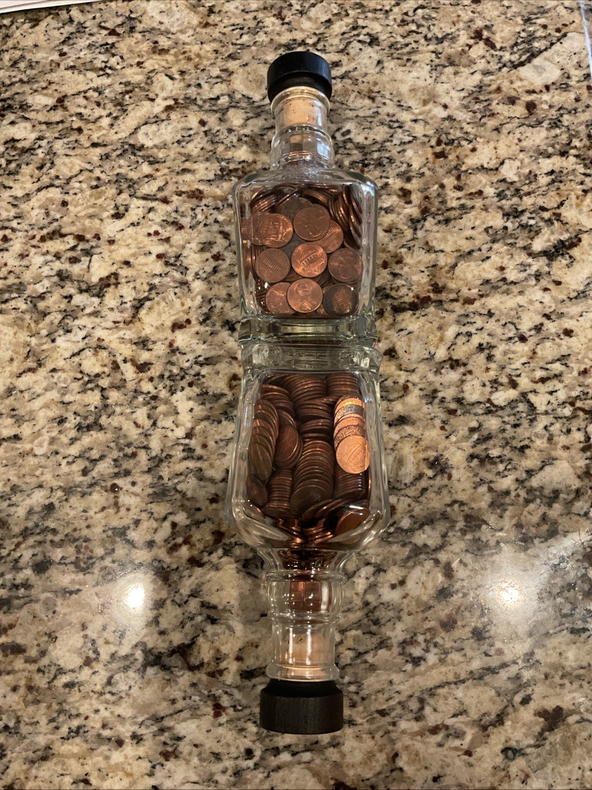 Two Jars Of Pennies Weighing 7.9 Lbs Lincoln Small Cents Junk Drawer Penny Bulk