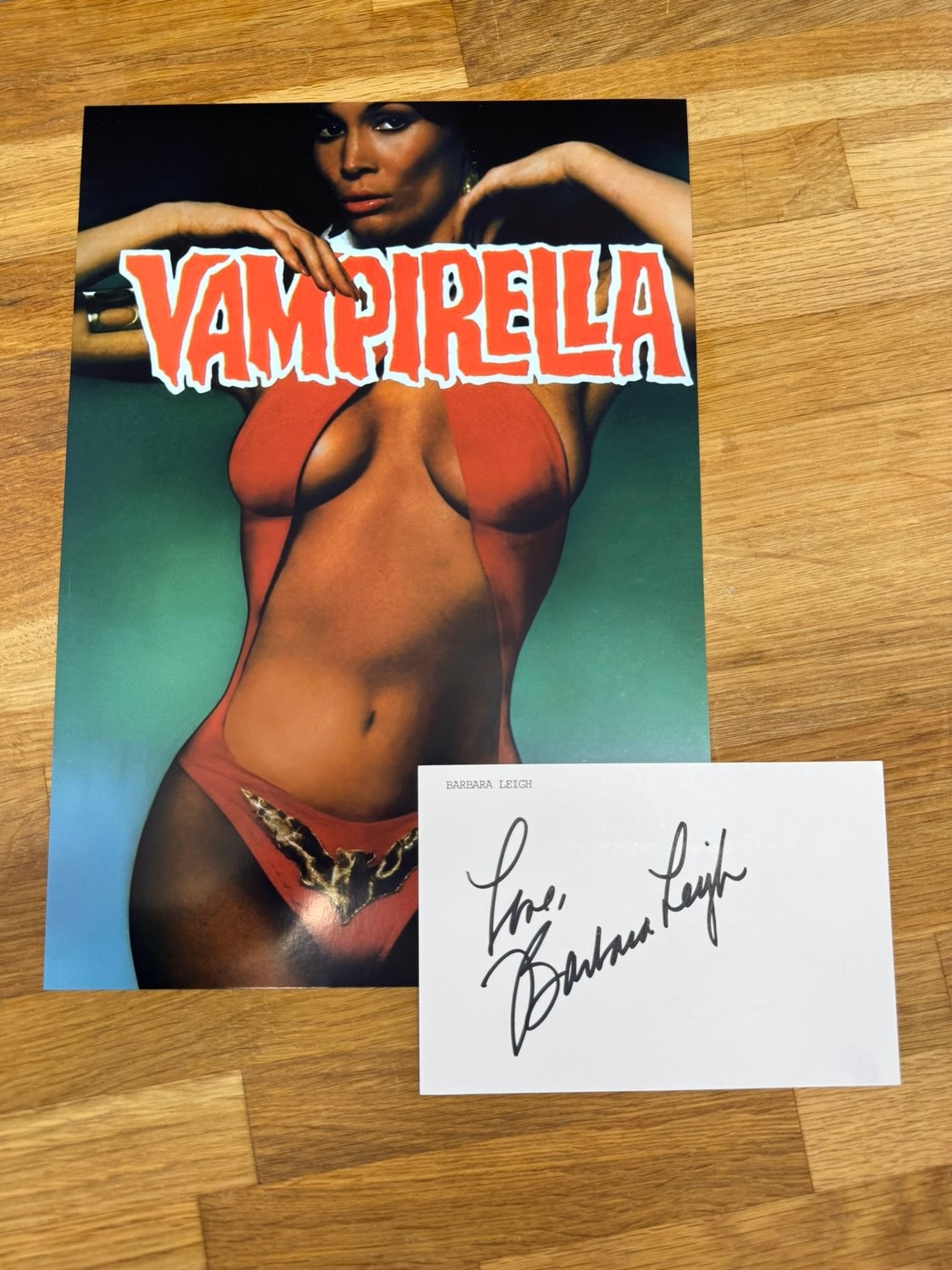 Barbara Leigh Actress & Model, Genuine Autograph