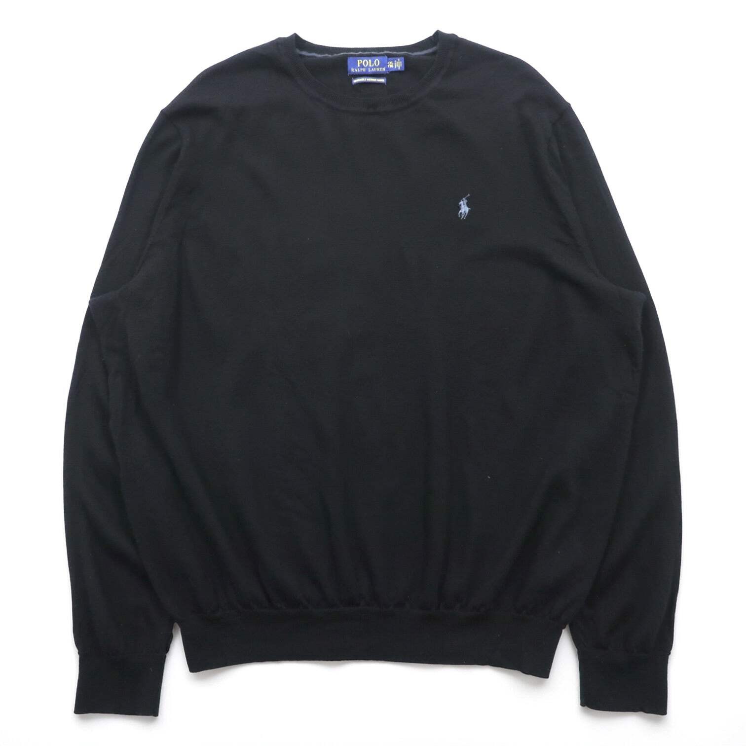 Polo Ralph Lauren knit sweater, size XL and up, washable, Merino wool, with smal