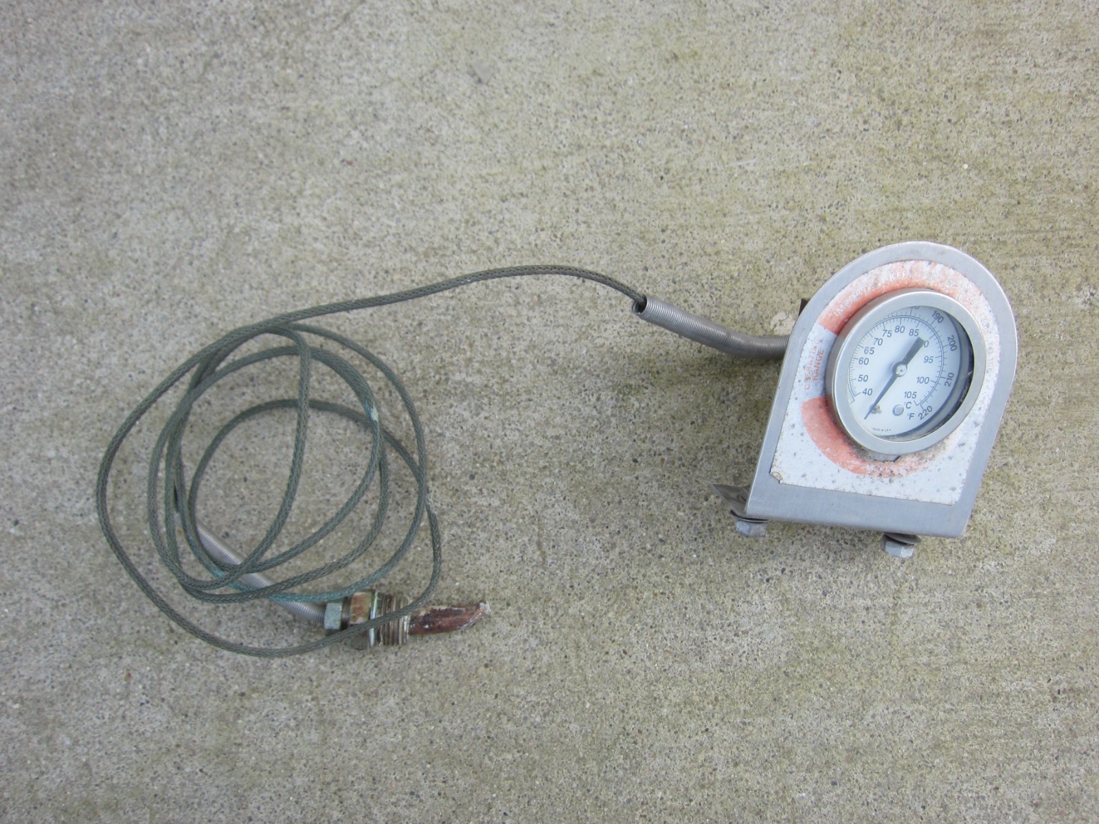 Stero Dishwasher 100-220°F Temperature Gauge Thermometer used for SC-20-2A, Used