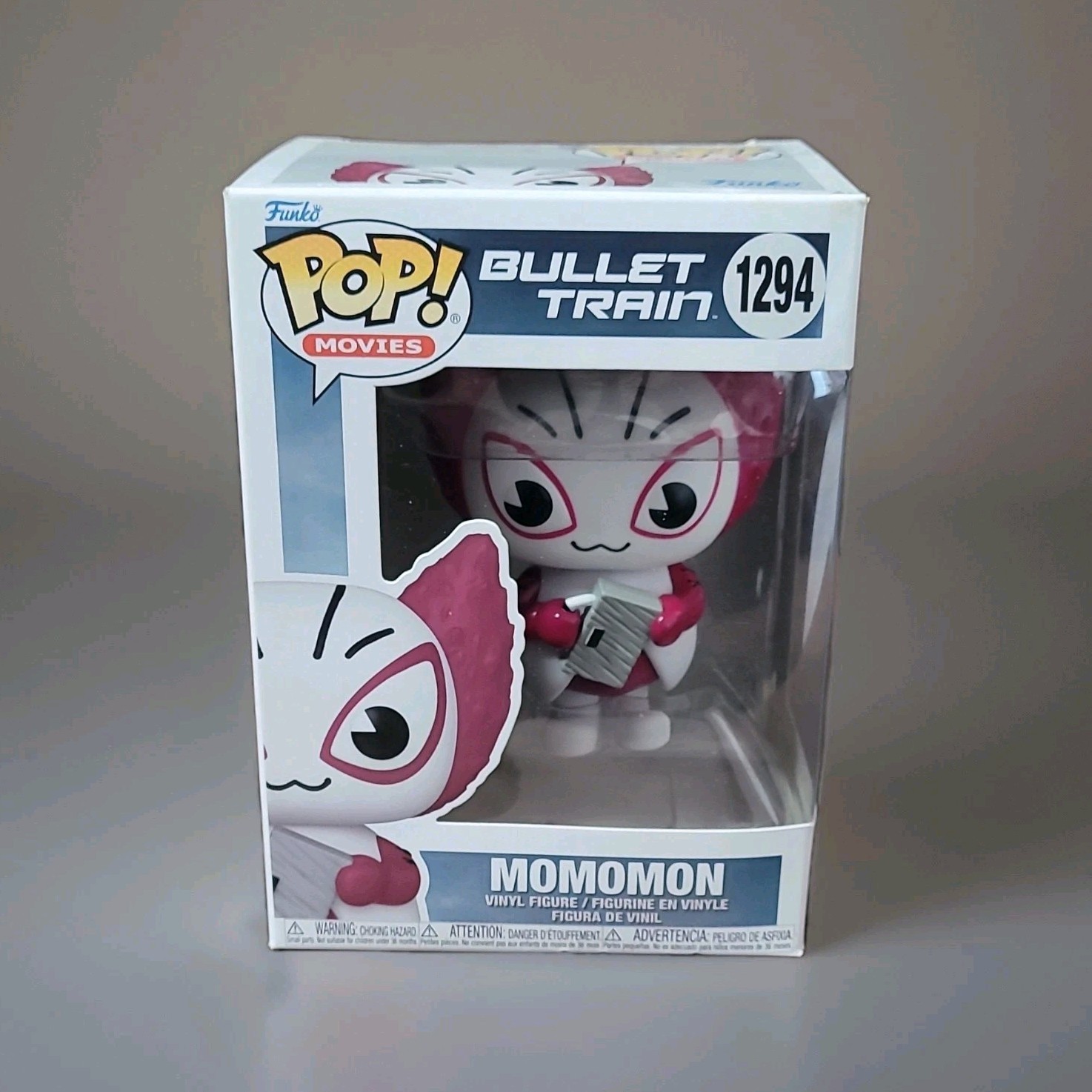 Funko Pop! Vinyl Momomon Bullet Train Figure #1294 White Pink Standard
