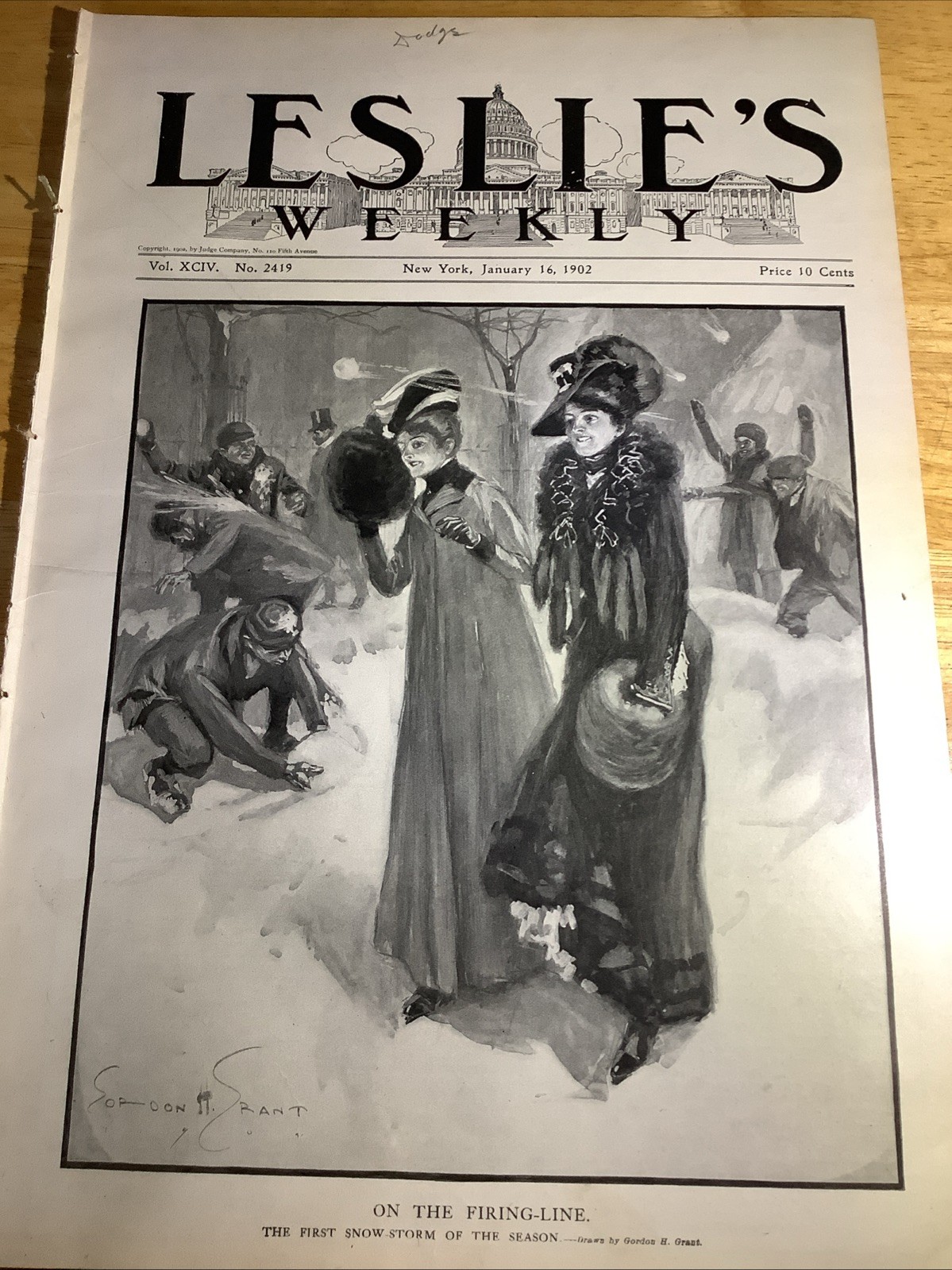 1902  FRANK LESLIE’S MAGAZINE / NEWSPAPER ~ WONDERFUL CONTENT