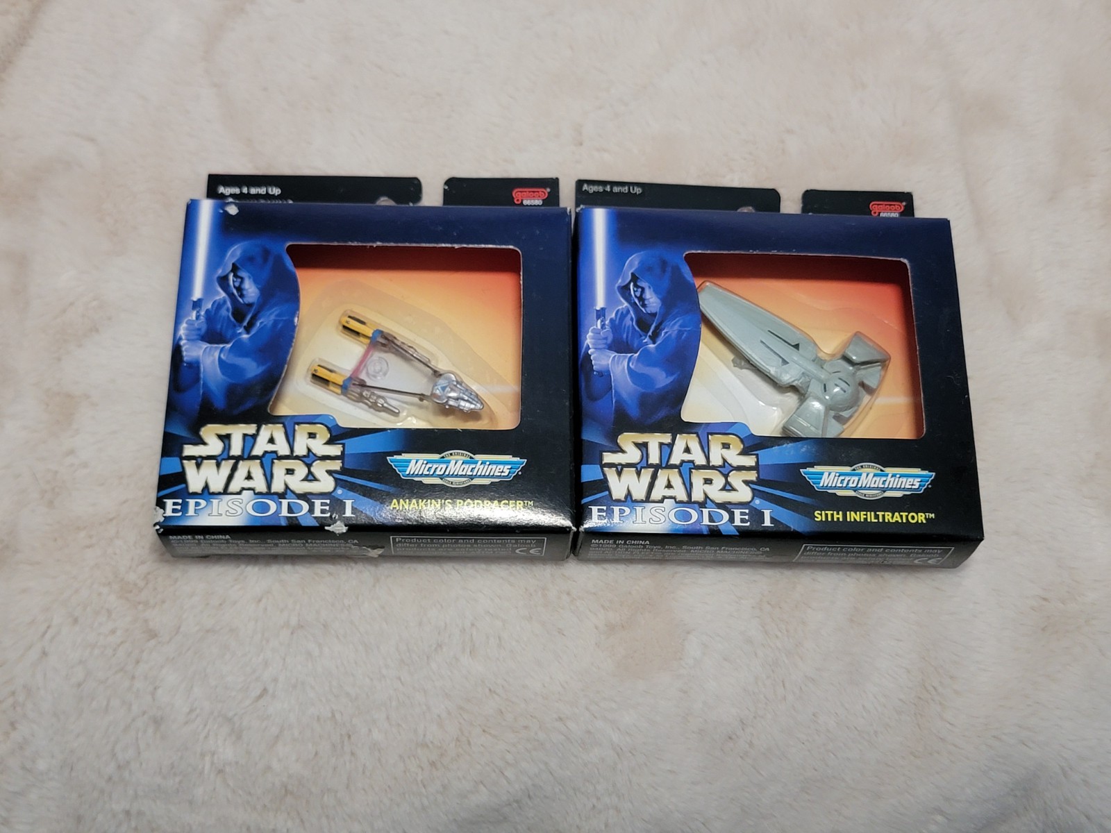 Star Wars Micromachines Episode 1 Anakin's Podracer & Sith Infiltrator MIB