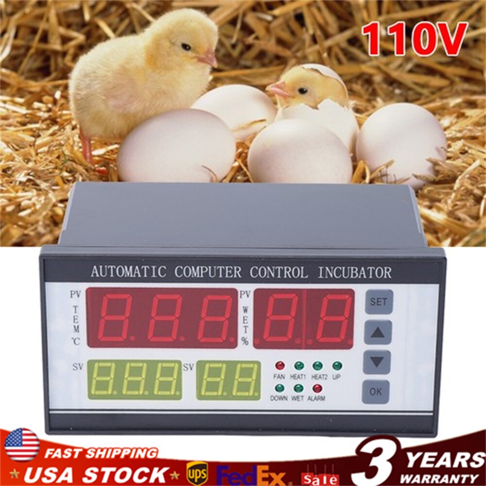 Thermostat Temperature Humidity Controller Automatic Digital Incubator XM-18