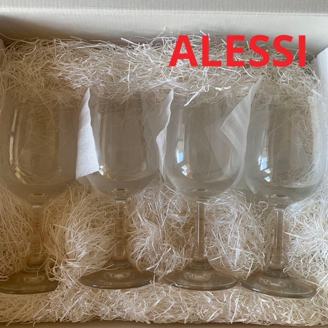 Alessi Tendentse Wine Glass 4 Set