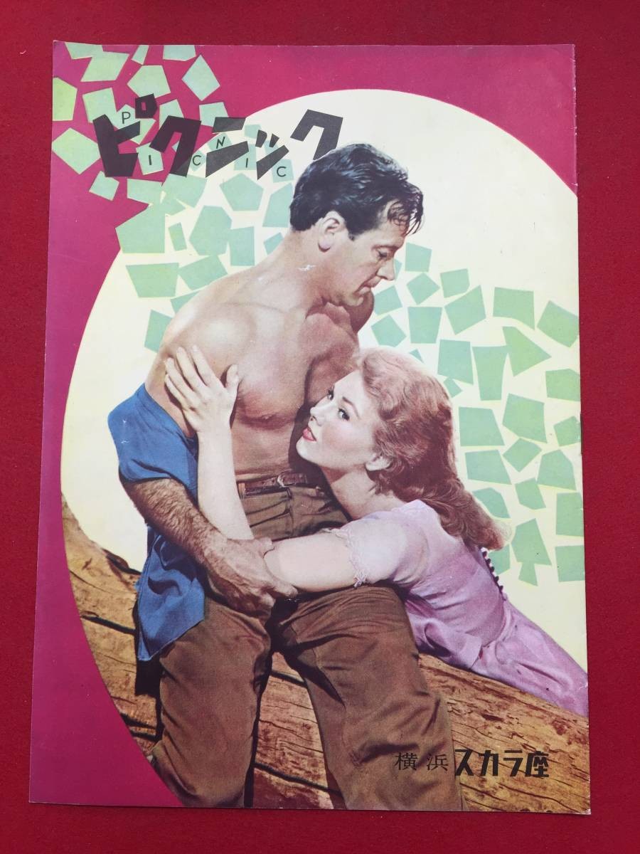 28654 Picnic Yokohama Scala B5 size pamphlet Kim Novak William Holden Susan Stra
