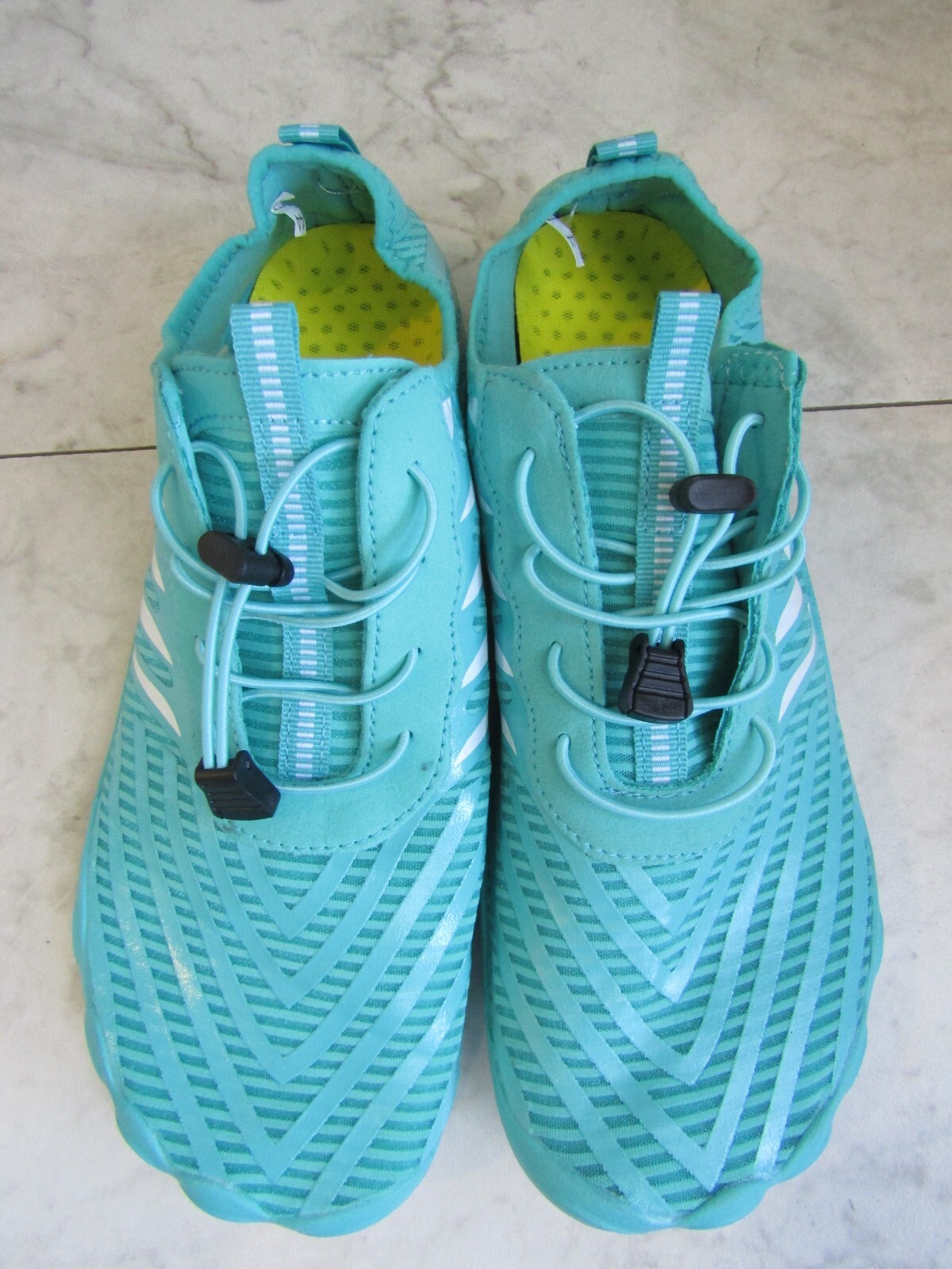 NIB Moonlight Blue Green Surfwalker Toggle Water Shoes Men's Size EU 44