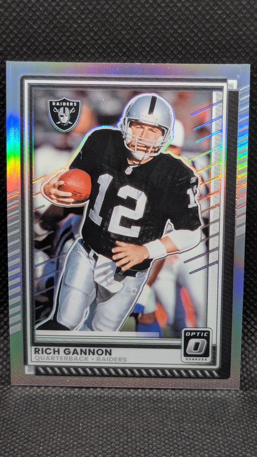 2025 Panini Donruss Optic Holo Prizm #141 Rich Gannon Oakland Raiders