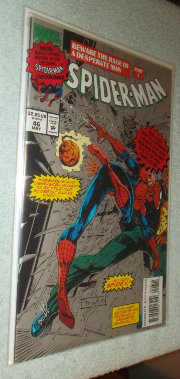 SPIDER-MAN # 46 NEW SEALED POLY-BAG 1994 MARVEL COMICS HIGH GRADE!