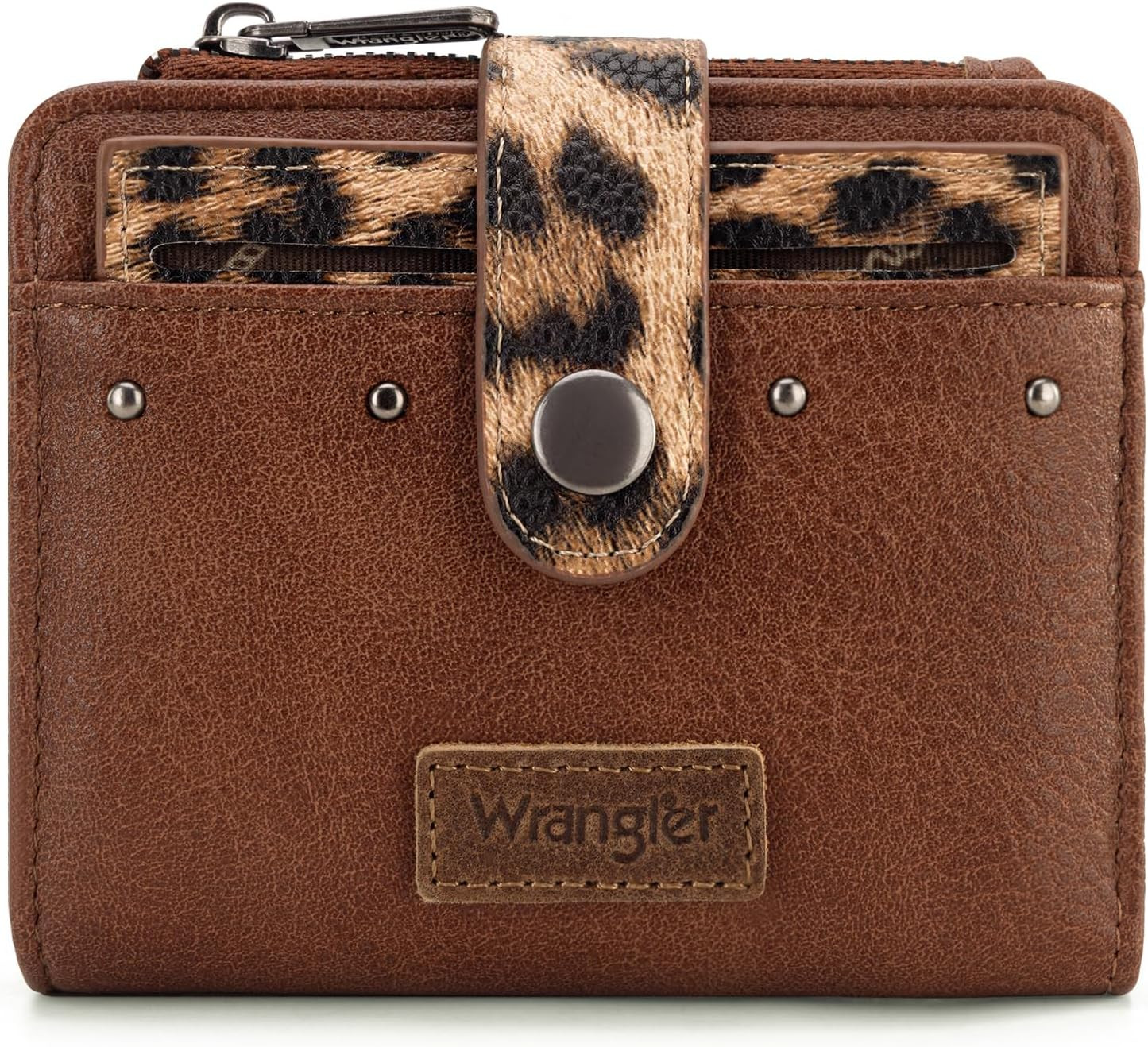 X Wrangler Small Womens Wallet Leopard Print Women'S Wallets, Card Cases & Money