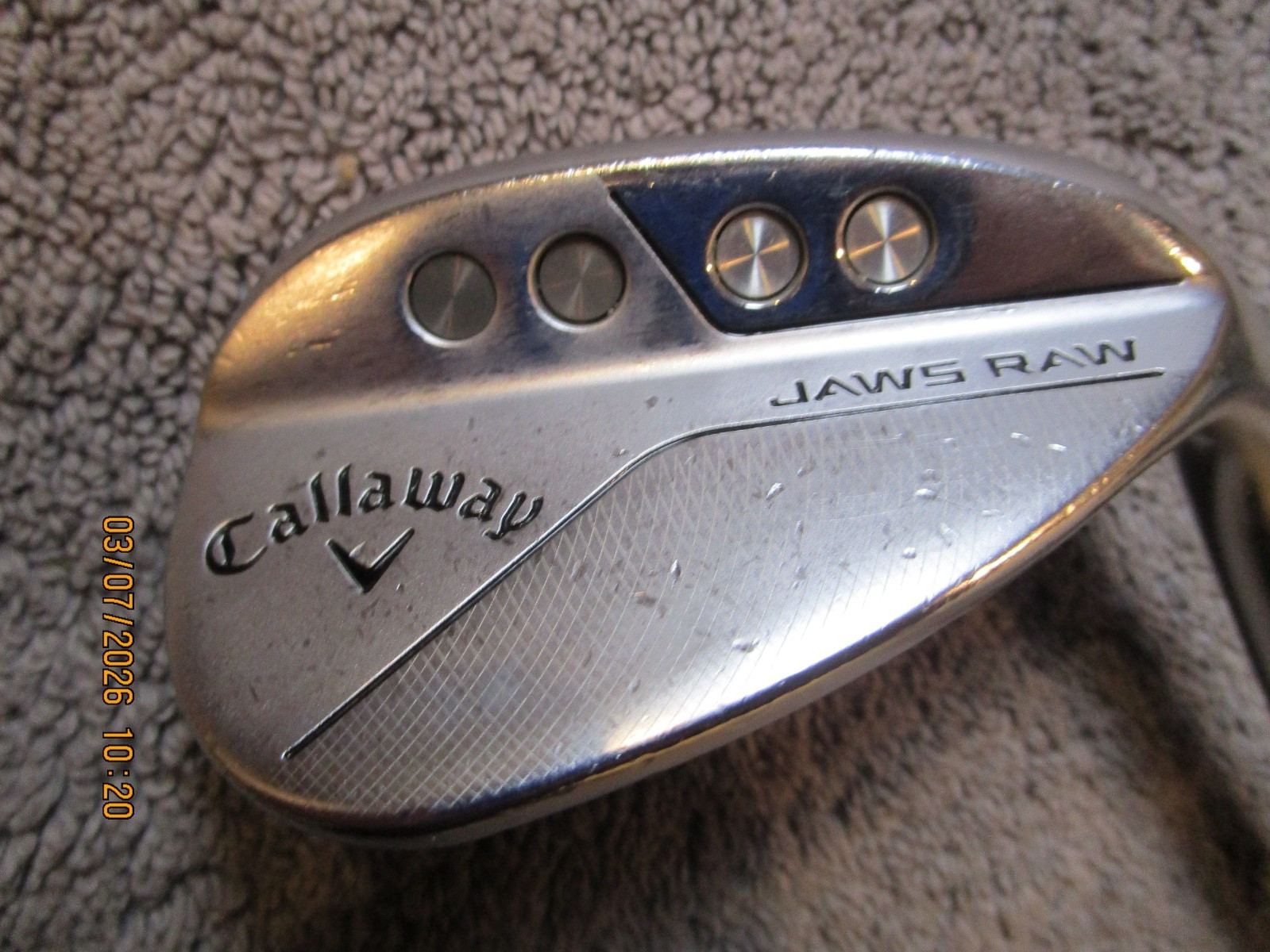 CALLAWAY JAWS RAW 54/10/S DEGREE WEDGE - USED