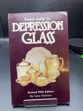 Vintage 1987 "Pocket Guide To Depression Glass"Revised 5th Edition-Gene Florence