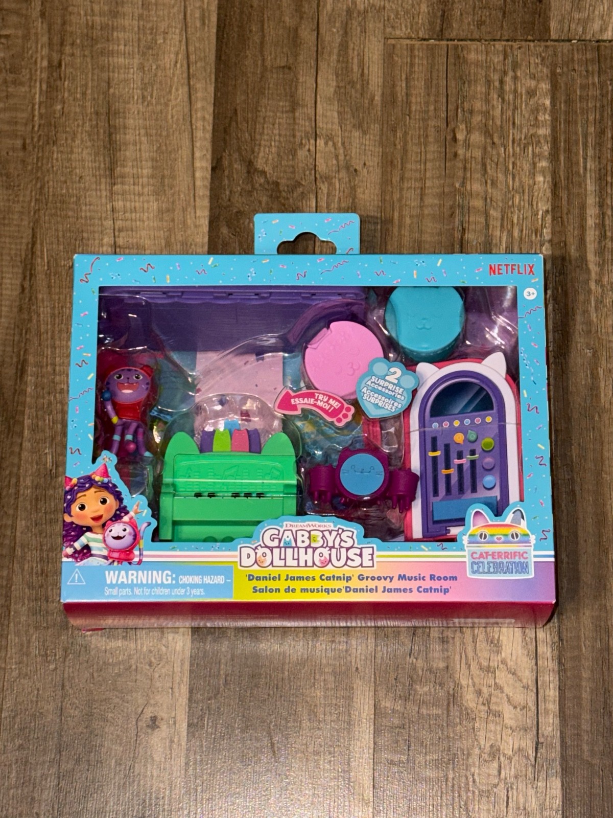 Gabby's Dollhouse Groovy Music Room Playset with DJ Catnip and Accessories