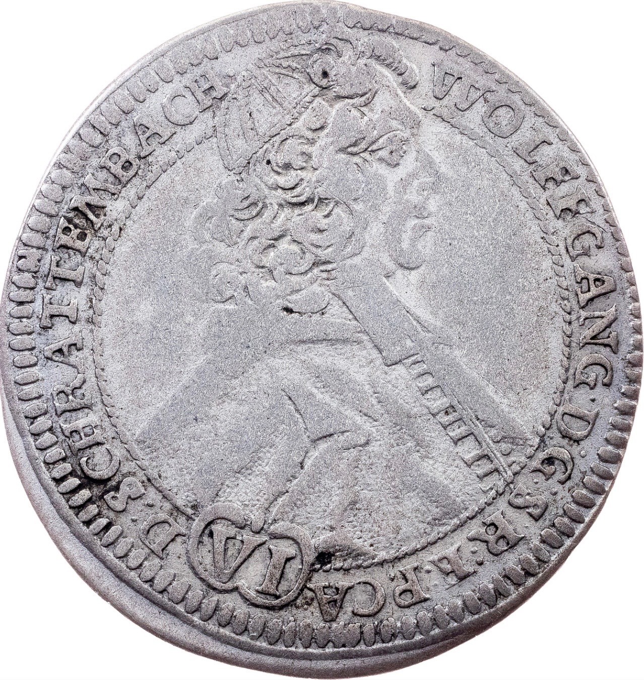 Habsburg Wolfgang von Schrattenbach, 6 Kreuzer 1715, Kremsier RARE