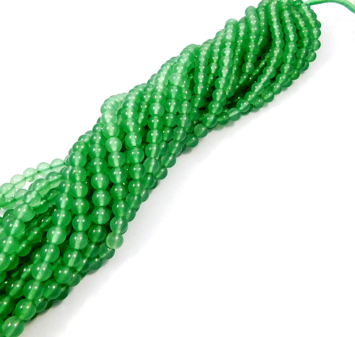 Green Aventurine Beads 15 Inch Strand 8mm Round Natural Gemstone Jewelry Lot