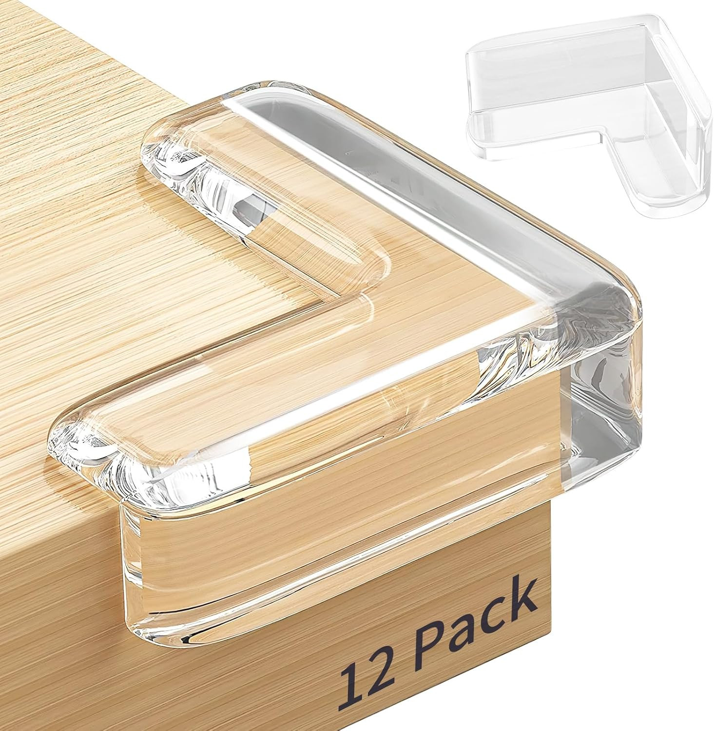 12 Pack Table Protectors, Corner Protector for Baby, Clear Furniture Corner Guar
