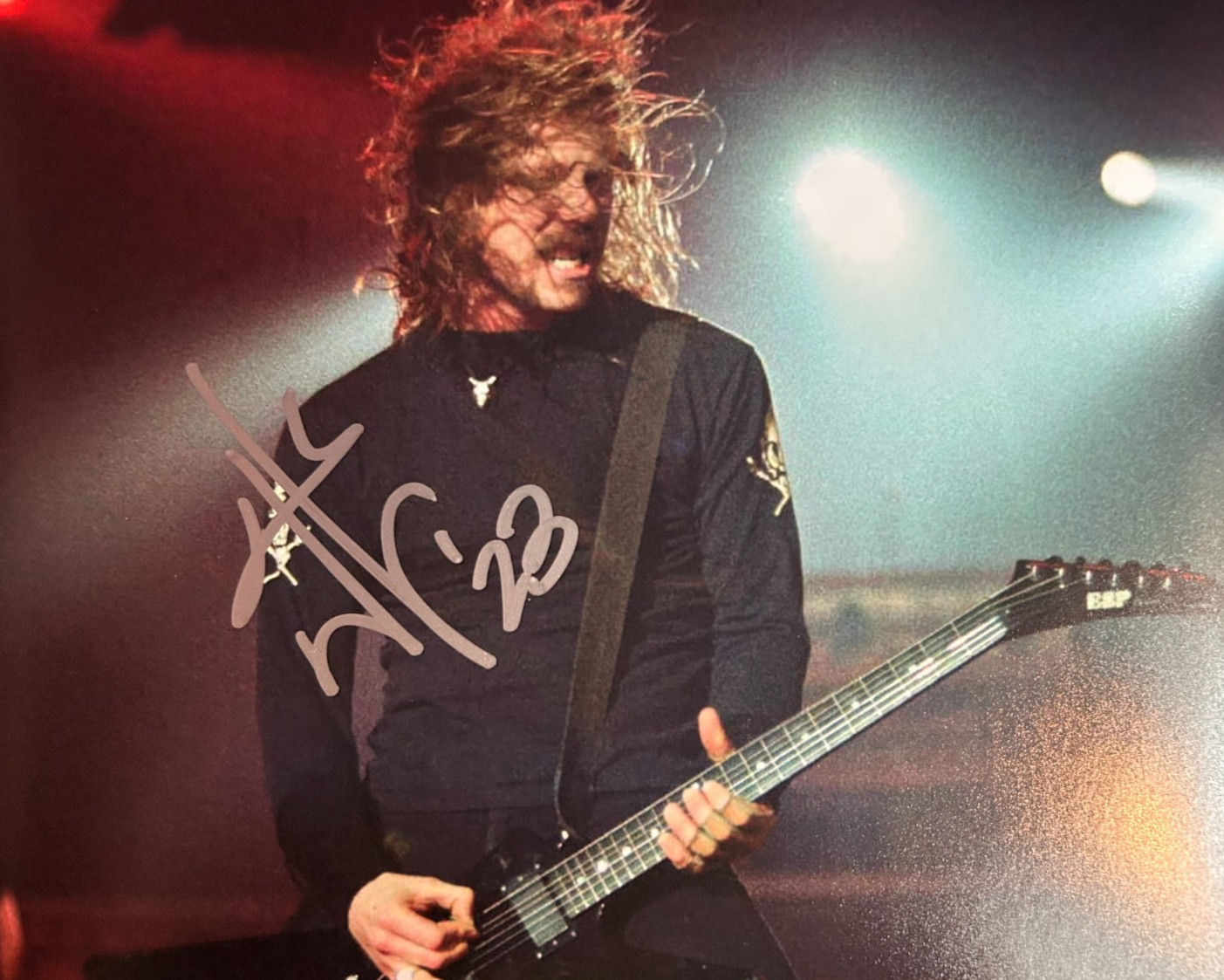 James Hetfield Signed (METALLICA) 8x10" Authentic Autograph w/COA